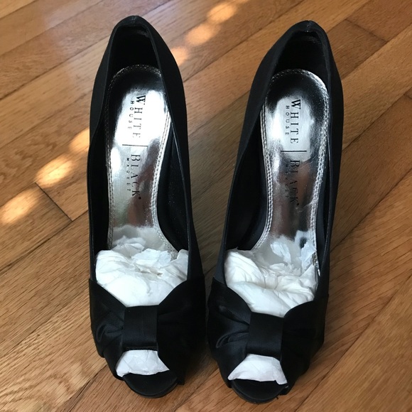 White House Black Market Black 3” heels - Picture 2 of 3